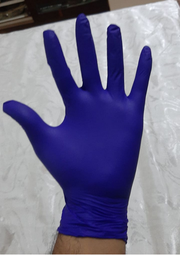 Nitrile White Safety Gloves Disposable 7