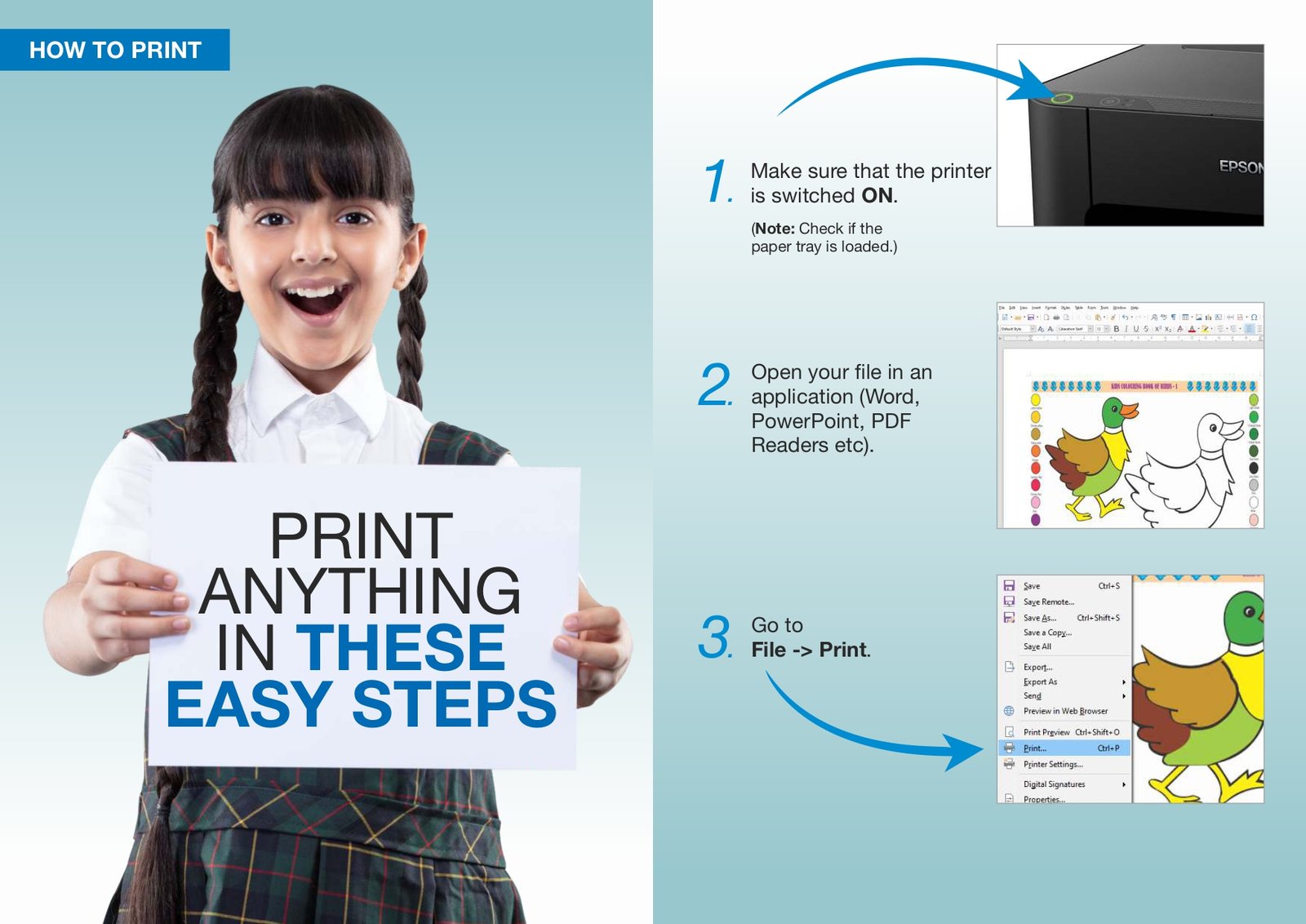 Printing Scanning guide for school kids page 0007