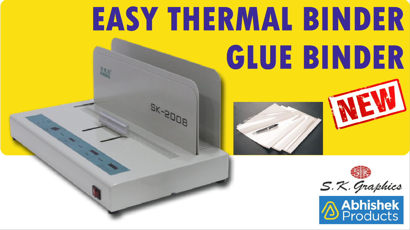 Thermal Glue Binding Machine Demo [How To Do Thermal Glue Binding of  Reports]